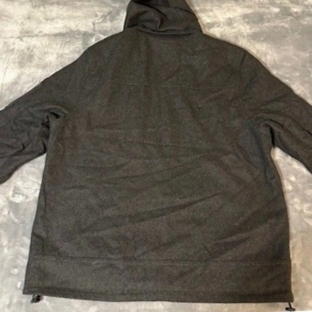 Ecko Function Mens XXL Charcoal Grey Wool Blend Hooded Parka Jacket Heavyweight